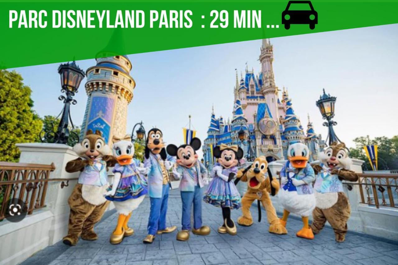 מו The Sunshine- Appart Cosy Proche Paris-Disney Avec Parking Prive Dans Residence מראה חיצוני תמונה